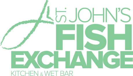 St. John's Fish Exchange Logo - Green Scale